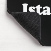 私はイスタンブールのTシャツの白のTシャツを愛します マウスパッド (コーナー)