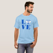 私はイスラエルが大好きだ Tシャツ (正面フル)