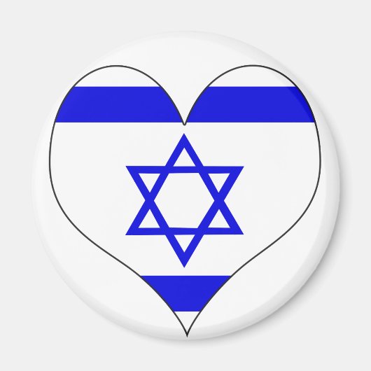 私はイスラエルが大好き マグネット (正面)