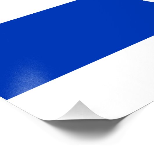 私はイスラエルの文字カスタムイスラエル国旗の光沢がある ポスター (コーナー)