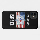私はイスラエルを支持します Case-Mate iPhoneケース (裏面(横))