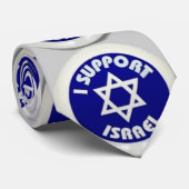 私はイスラエル共和国-מגןדודダビデの星--を支えます ネクタイ (ロール)