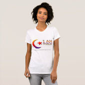 私はイスラム教の反切札FACISMです Tシャツ (正面フル)