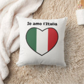 私はイタリアが大好き[Io amo l'Italia]クッション クッション (ブランケット)