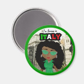 私はイタリアで有名Diva -Dark マグネット (正面/裏面)