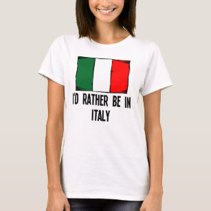 私はイタリアにむしろいます Tシャツ