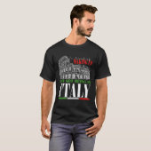 私はイタリアに行かないで目を覚ますのに飽きた Tシャツ (正面フル)