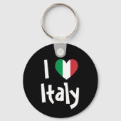 私はイタリアのキーチェーンが大好き キーホルダー (正面)