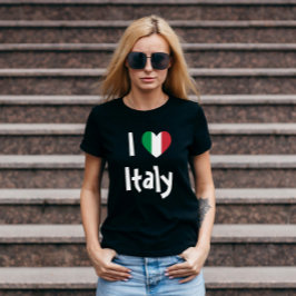 私はイタリアのシャツが大好き Tシャツ