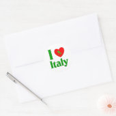 私はイタリアを愛します ラウンドシール (封筒)
