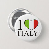 私はイタリアを愛します 缶バッジ (正面&裏面)