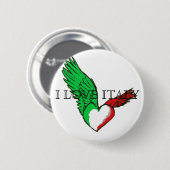 私はイタリアボタンを愛します 缶バッジ (正面&裏面)