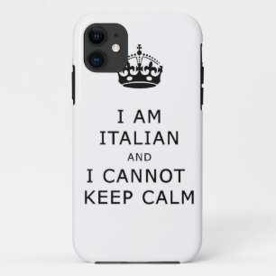 私はイタリアンであり、穏やかな電話箱を保つことができません iPhone 11 ケース