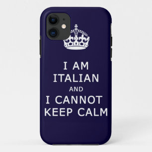 私はイタリアンであり、穏やかな電話箱を保つことができません iPhone 11 ケース