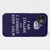 私はイタリアンであり、穏やかな電話箱を保つことができません Case-Mate iPhoneケース (裏面(横))