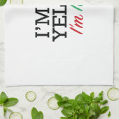 私はイタリアン キッチンタオル (折り畳み)