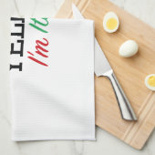 私はイタリアン キッチンタオル (四つ折り)