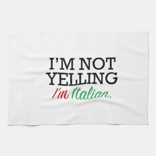 私はイタリアン キッチンタオル (横)