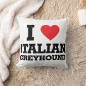 私はイタリアン・グレーハウンドを愛します クッション (ブランケット)