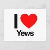 私はイチイが大好きだ ポストカード (正面)