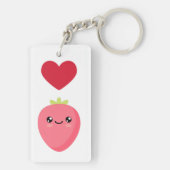 私はイチゴが大好き キーホルダー (裏面)