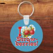 私はイチゴが大好き キーホルダー (正面)