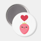 私はイチゴが大好き マグネット (正面/裏面)
