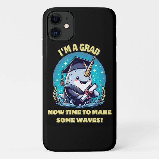 私はイッカクの卒業生です!今こそ波を起こす時 Case-Mate iPhoneケース (裏面)