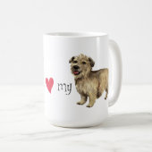 私はイマアル・テリアのグレンが大好き コーヒーマグカップ (正面右)