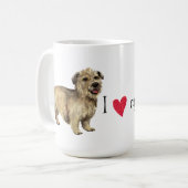 私はイマアル・テリアのグレンが大好き コーヒーマグカップ (正面左)