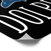 私はイルカが本当に好きなのok? ポスター (角)