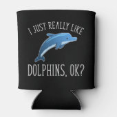 私はイルカが本当に好きなのok? 缶クーラー (裏面)