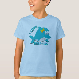 私はイルカを愛します Tシャツ
