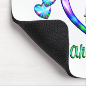 私はインコを愛します マウスパッド (コーナー)