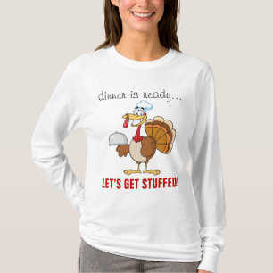 私はインスタントの感謝祭の夕食です Tシャツ