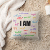 私はインスピレーション前向き、宗教、キリスト教徒だ クッション (ブランケット)