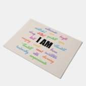 私はインスピレーション前向き、宗教、キリスト教徒だ ドアマット (アングル)