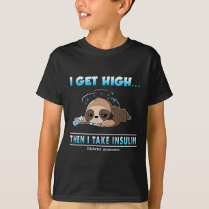 私はインスリン糖尿病の認識度を取る Tシャツ