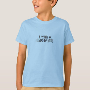私はインターネットで勝ちます Tシャツ