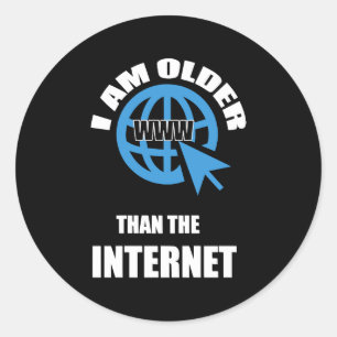 私はインターネットより年上だ ラウンドシール