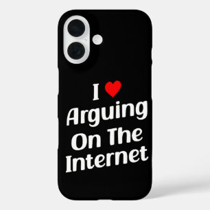私はインターネット上で慢性的に議論するのが大好おもしろいきだ iPhone 16ケース