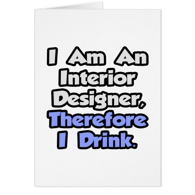 私はインテリアデザイナーなので飲む (正面)