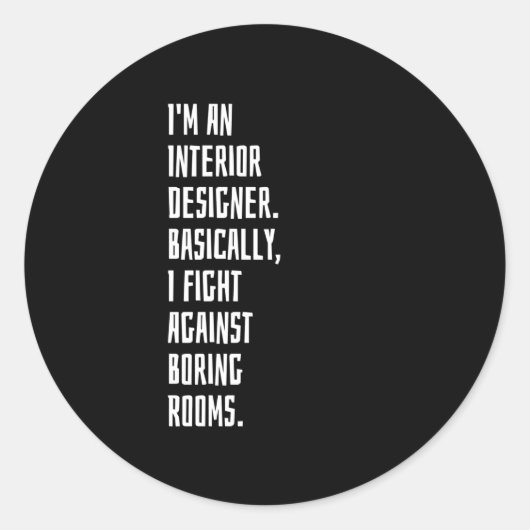 私はインテリア ラウンドシール (正面)