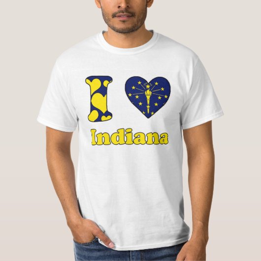 私はインディアナが好き Tシャツ (正面)