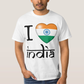 私はインドが大好き Tシャツ