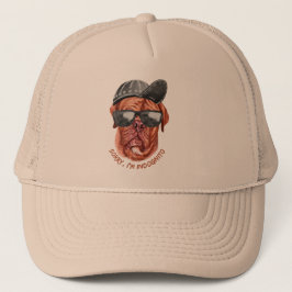 私はインドニト(マスティフ)フランスのおもしろい犬 キャップ