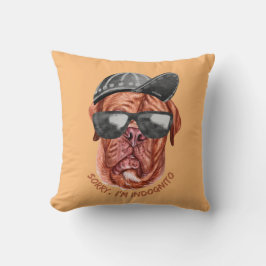 私はインドニト（マスティフ）フランスのおもしろい犬 クッション