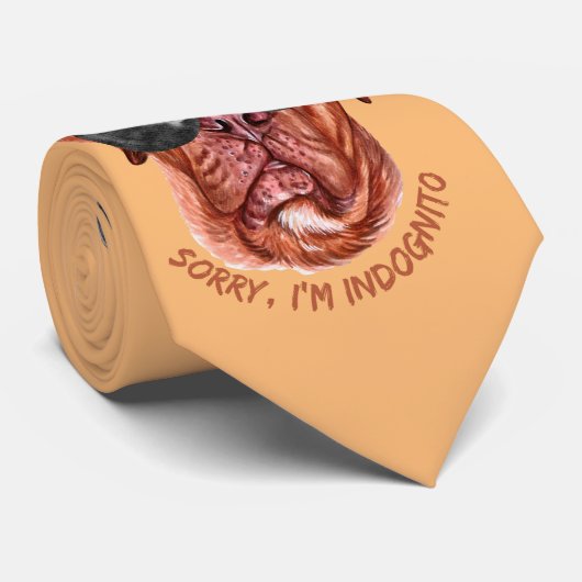 私はインドニト（マスティフ）フランスのおもしろい犬 ネクタイ (ロール)