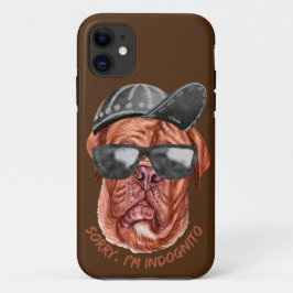 私はインドニト（マスティフ）フランスのおもしろい犬 iPhone 11 ケース