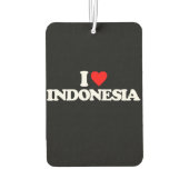 私はインドネシアが大好きだ カーエアーフレッシュナー (裏面)